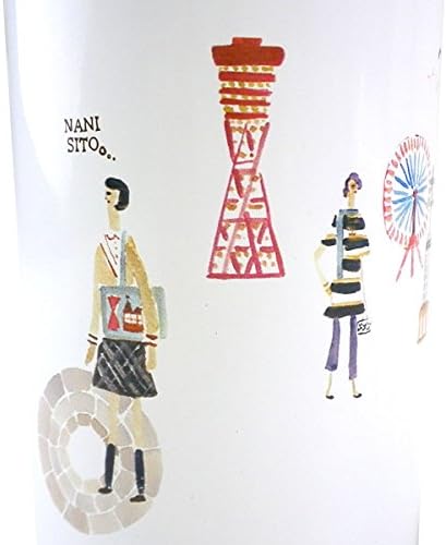 Starbucks Staba Stainless Steel Bottle, Embossed, Updated Design, Hyogo, Kobe Kansai, Koube Rokko Mountain, Local Limited, Japan Exclusive, White, Peach, Pink Tumbler, My Bottle, Water Bottle, 12oz/355ml