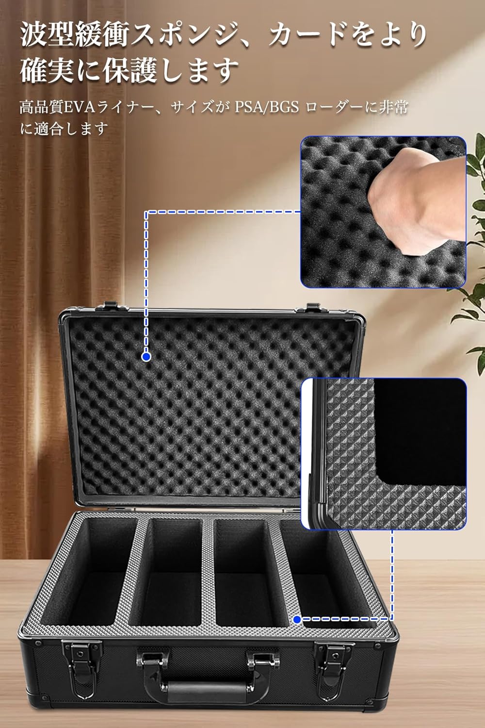 PSA BGS Storage Case Aluminum Alloy Deck Case [2025 Latest Upgrade] Screw Down Also Storable Large Capacity 152pcs PSA Loader Storage ars Authentication Magnetic Loader Case (Silver