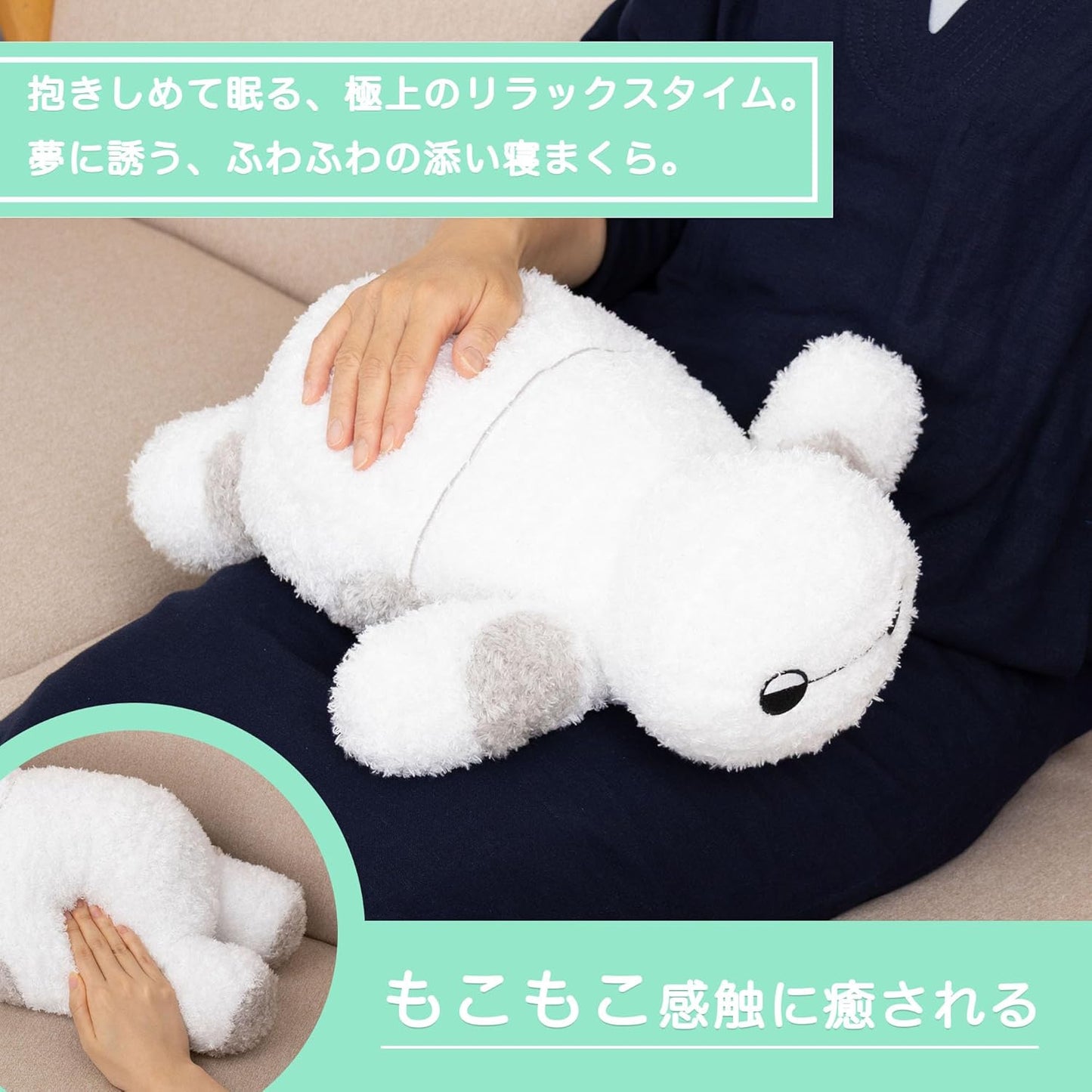 MORIPiLO Hugging Pillow Baymax Plush Toy Cushion 7.9 x 21.7 inches (20 x 55 cm) White Large Gift Merchandise (Plush Cuddle Pillow) Disney Morishita Pillows 428210