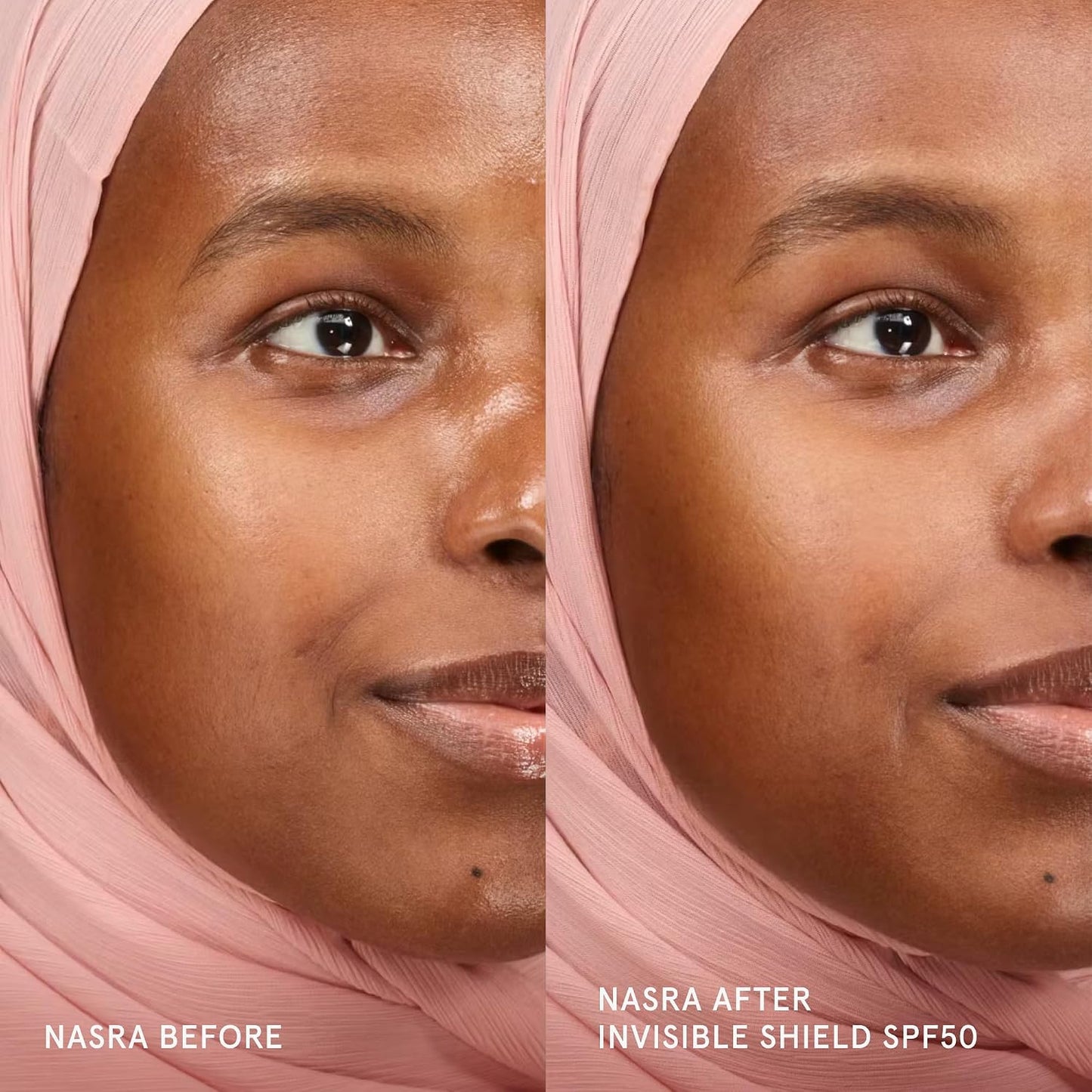 Glossier Invisible Shield Daily Face Sunscreen SPF 50 - Lightweight Gel Broad Spectrum UVA/UVB - No White Cast, Non-Comedogenic, Vegan - Smoothing Makeup Primer for Dry, Combo or Oily Skin, 50 mL