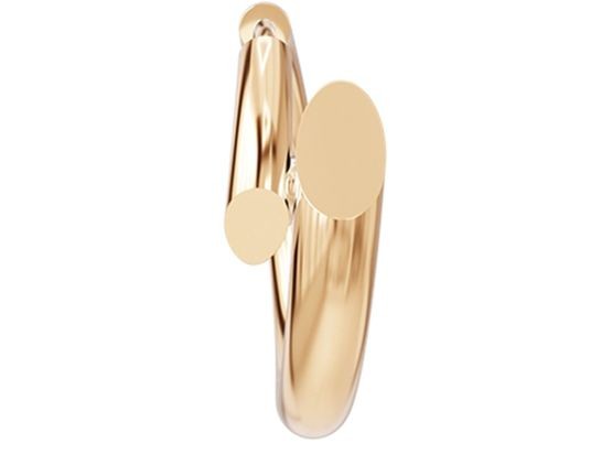 CHARLOTTE CHESNAIS Biseau Creole earrings - Image 3