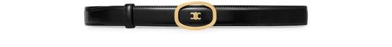 Medium 25mm reversible Celine alix belt in taurillon and natural calfskin - Image 3