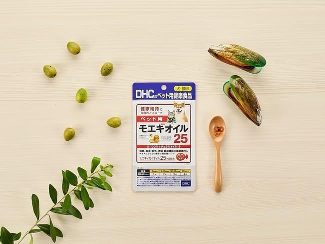 DHC Pet Supplement Moegi Oil 25, 60 Particles x 2-Piece Set