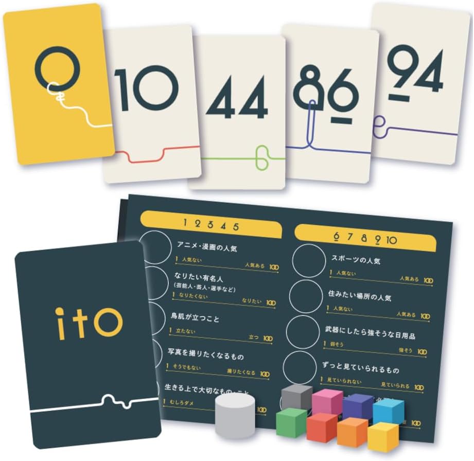 アークライト ito (イト) クラシック (2-8人用 10分 8才以上向け) ボードゲーム