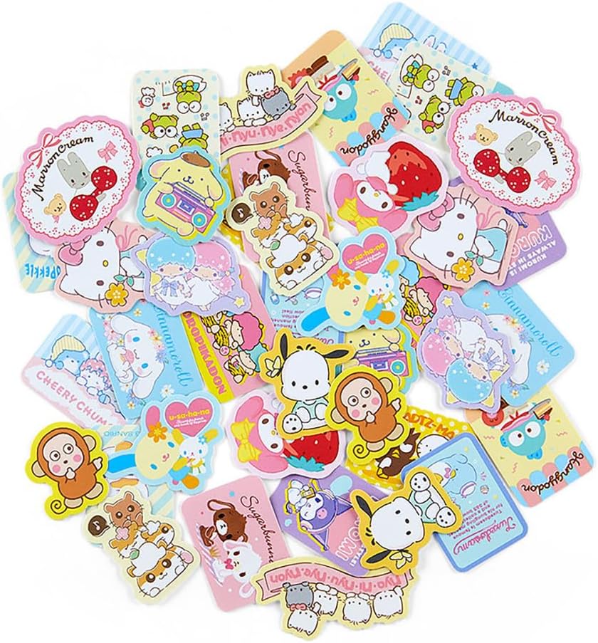 Sanrio 401650 Sanrio Characters Sticker & Case Set