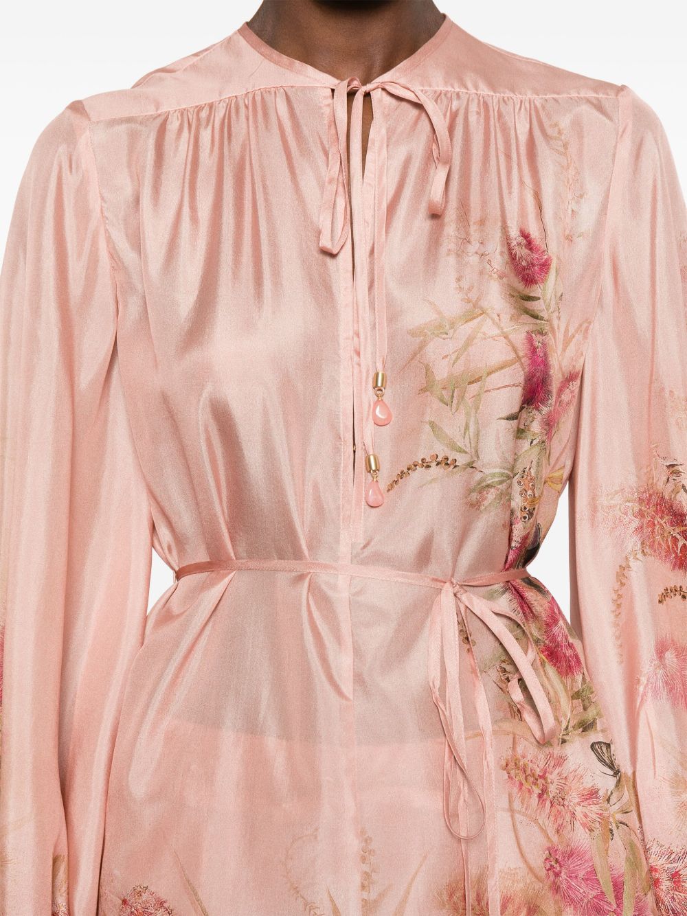 Zimmermann Zimmermann Cascadianプリントシルクトップ - Image 3