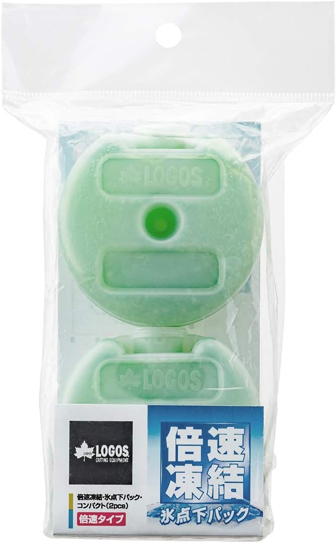 LOGOS Compact Double Speed Freezing and Below Freezing Pack, For Long Times, Disaster Prevention, Made in Japan