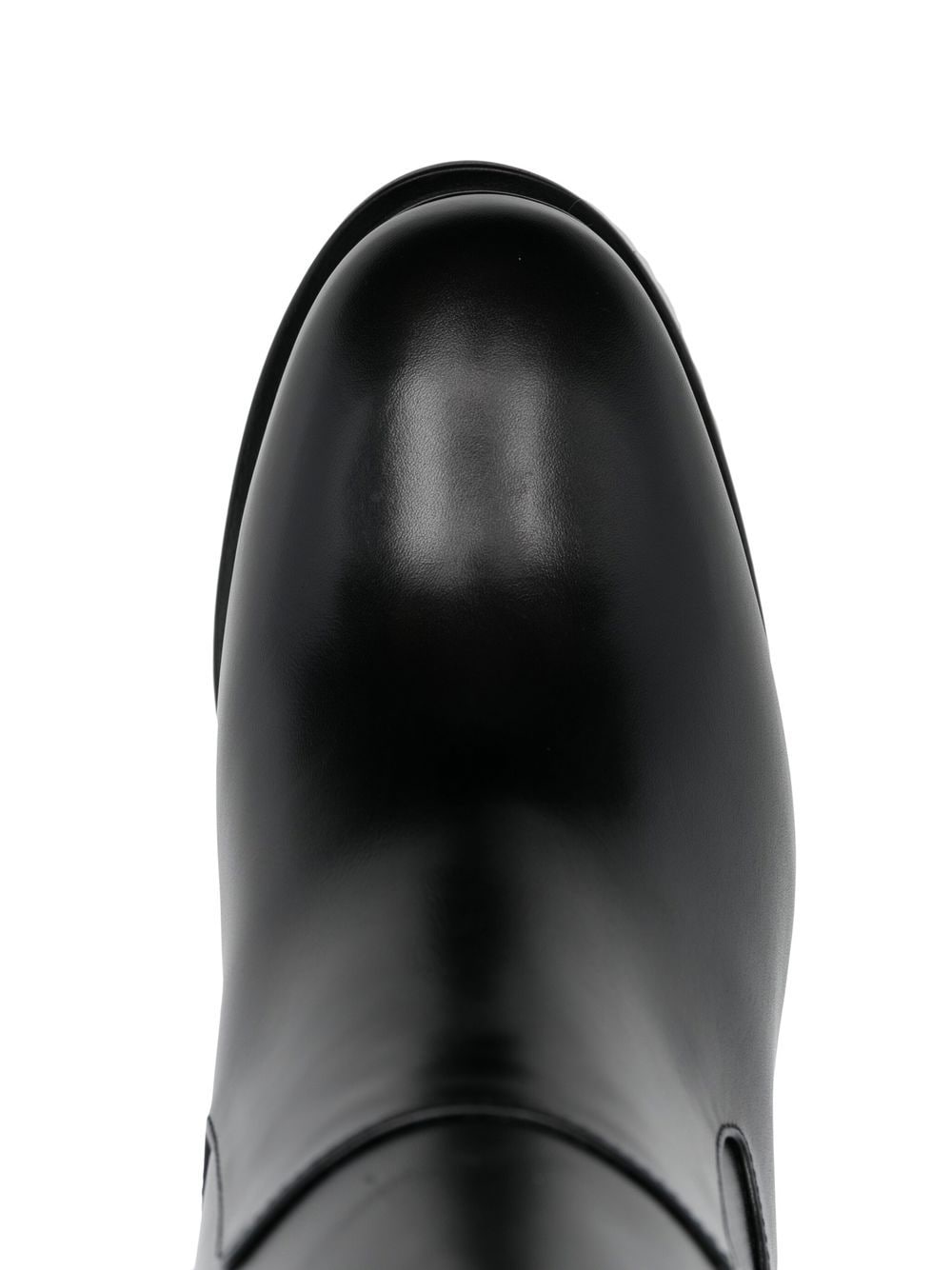 Alexander McQueen アレクサンダーMCクイーンレザーヒールアンクルブーツ - Image 3