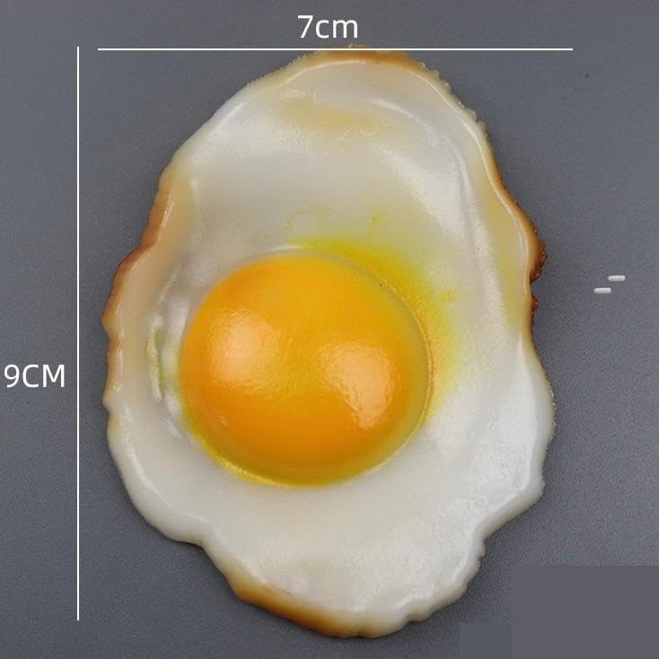 ☆本物そっくり☆ 食品サンプル 卵 3種類セット 目玉焼き ゆでたまご リアルな見た目 実物大 偽物 カフェ レストラン