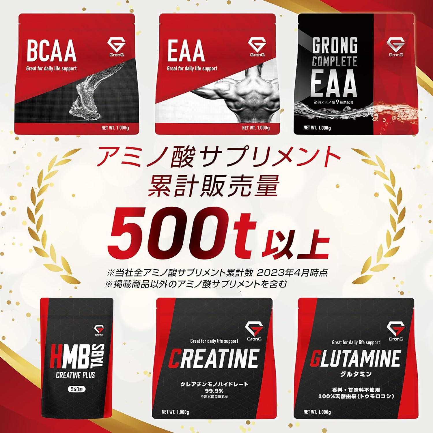 GronG(グロング) Creatine Monohydrate Supplement Tablets 240 pieces Approximately 30 days supply Creatine Monohydrate Creatine Supplement GronG