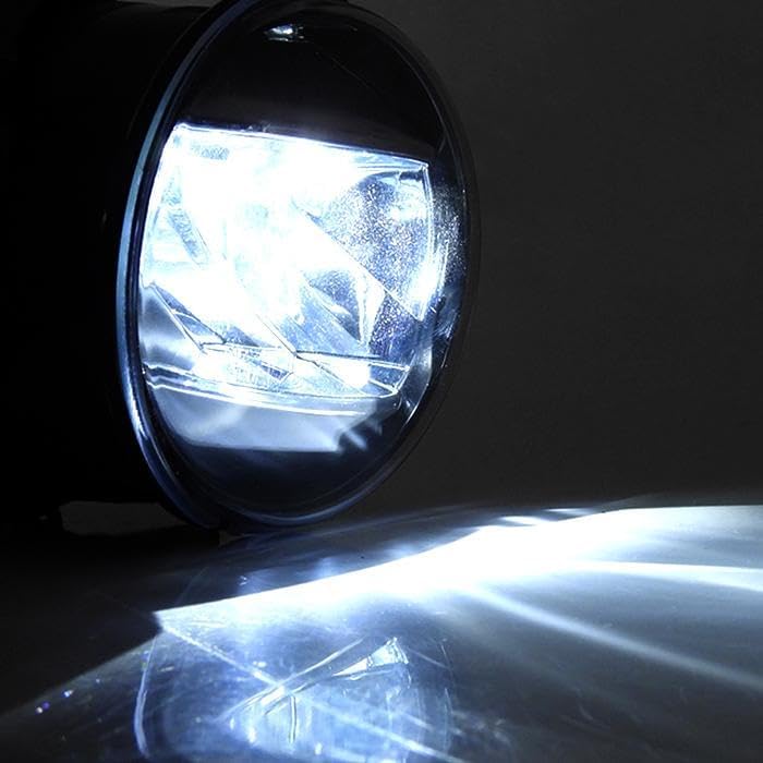 Prius PHV 30 Series Prius α 40 Series Car LED Fog Lamp Unit 81210-48050 Compatible H8 H11 H16 Front Fog Light Improved Visibility, Compatible with bad weather