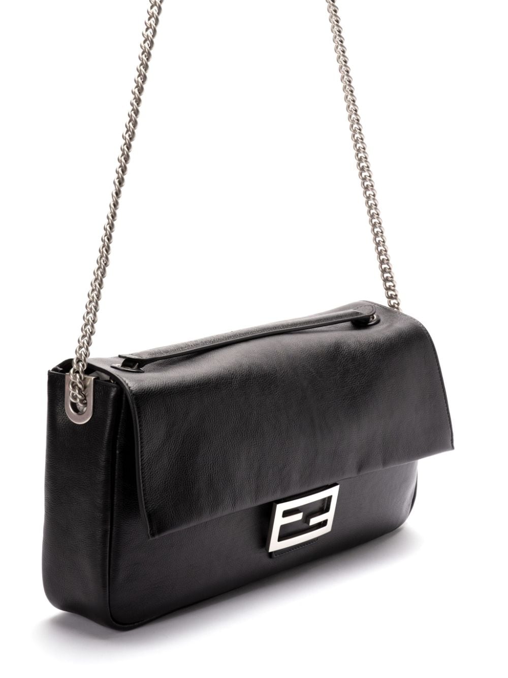 Fendi フェンディバゲット大きな革のショルダーバッグ - Image 3