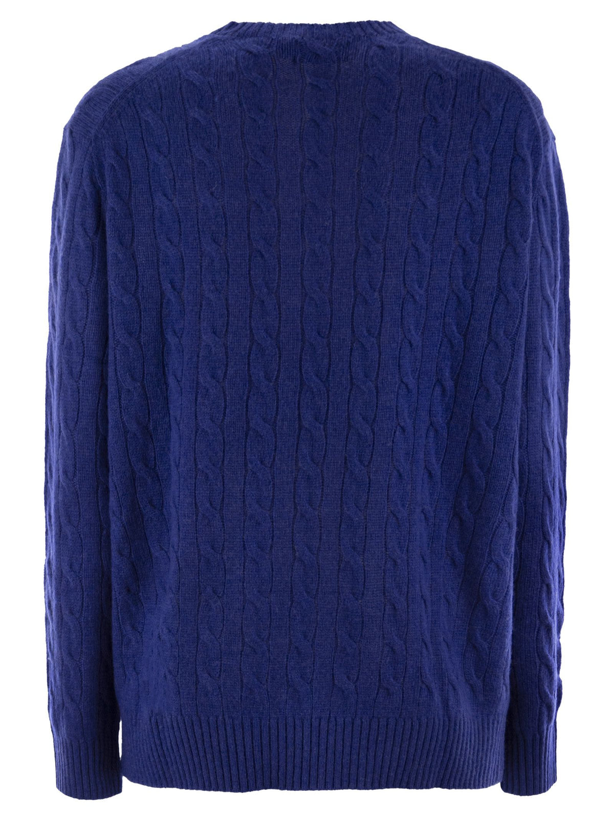 Polo ポロラルフローレンはウールとカシミアクルーネックを編みました - Image 3