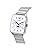 Casio Men's Watch - MTP-M305D-7AVDF White Dial, Silver Band, Silver, Classic, Silver, Classic