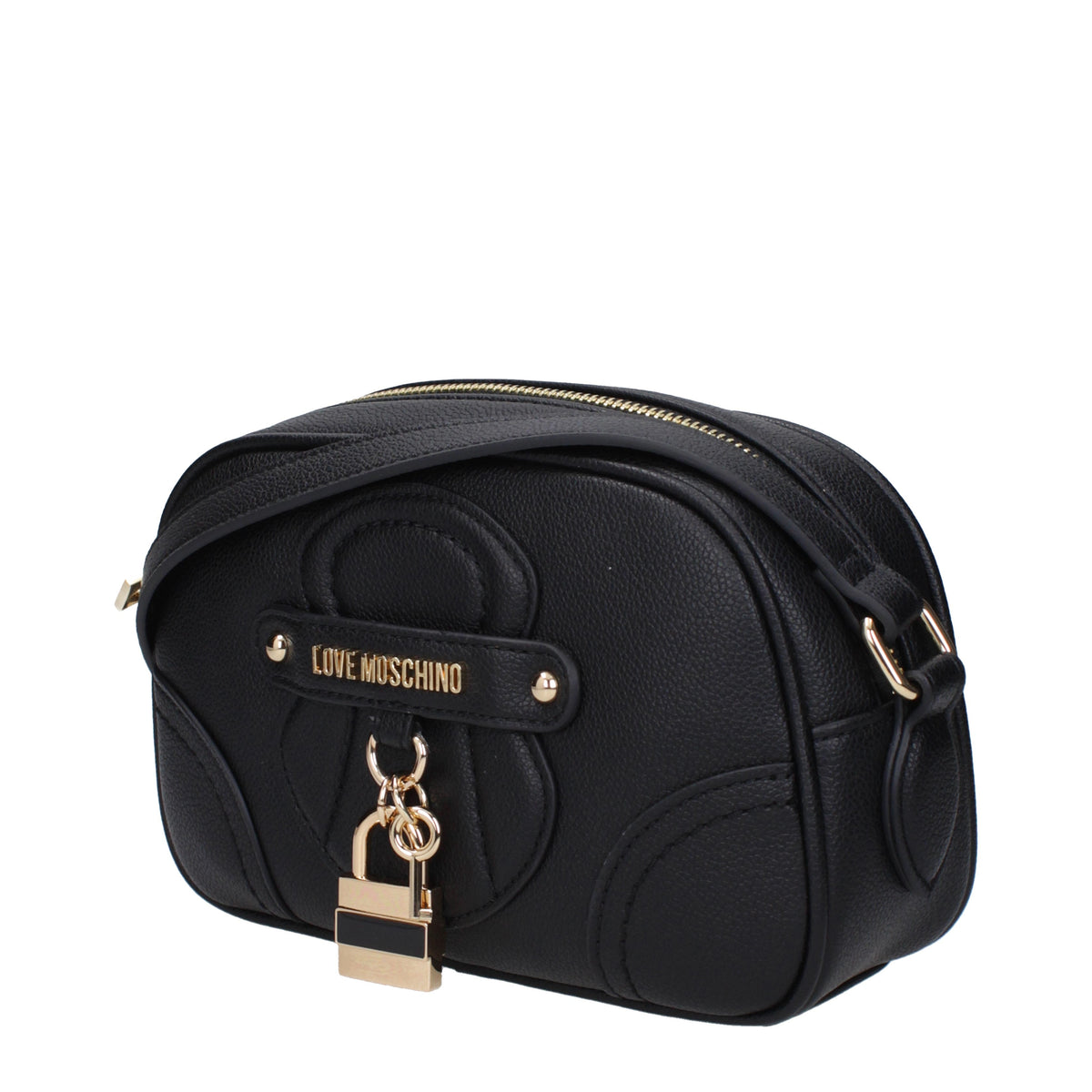 Moschino モスキーノのショルダーバッグが大好きな女性ポリウレタンブラック - Image 3