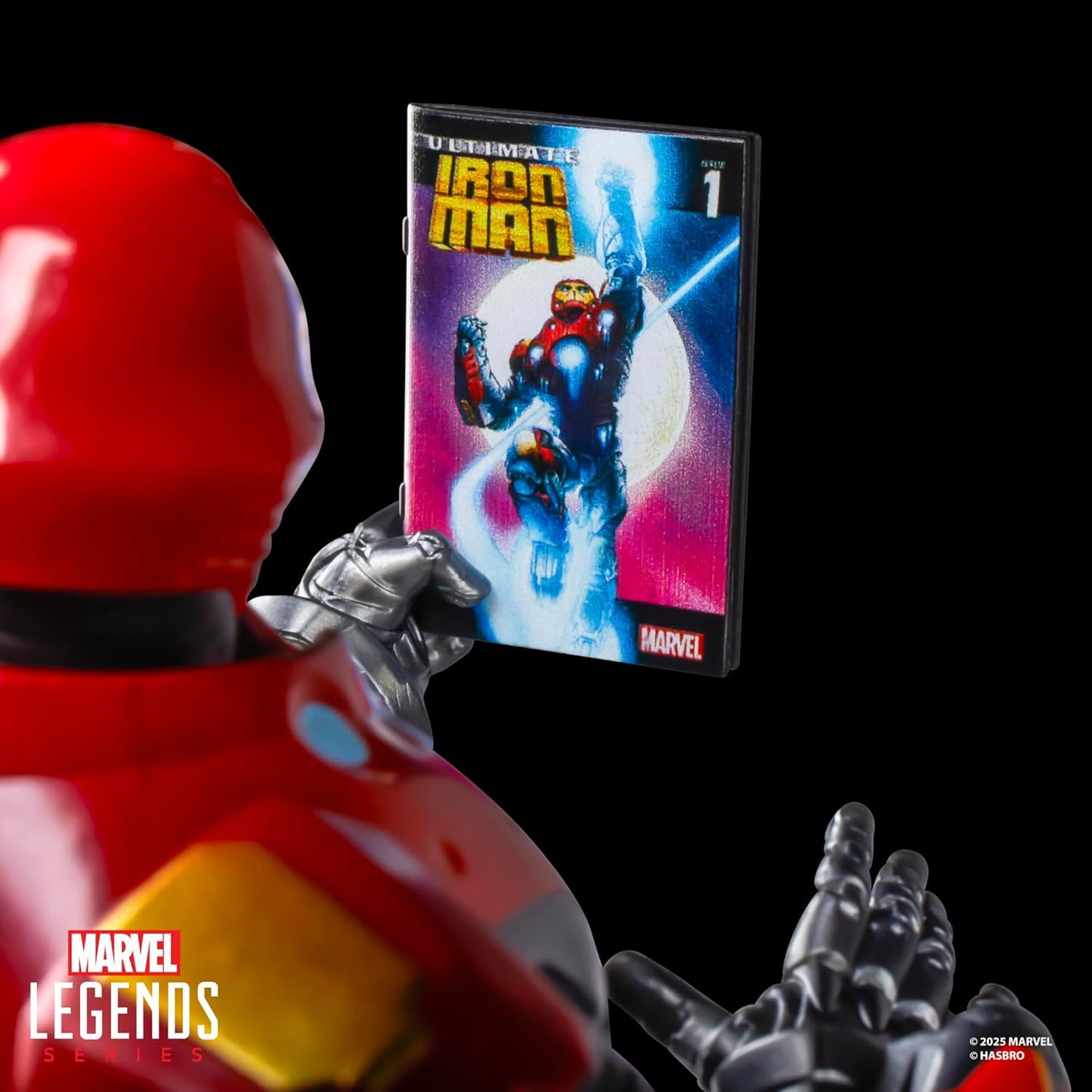 Hasbro Marvel Legends Series Ultimate Iron Man Comics Collectible 6" Size Action Figure (Includes Character Size Comic Accessories) G1593 Authentic