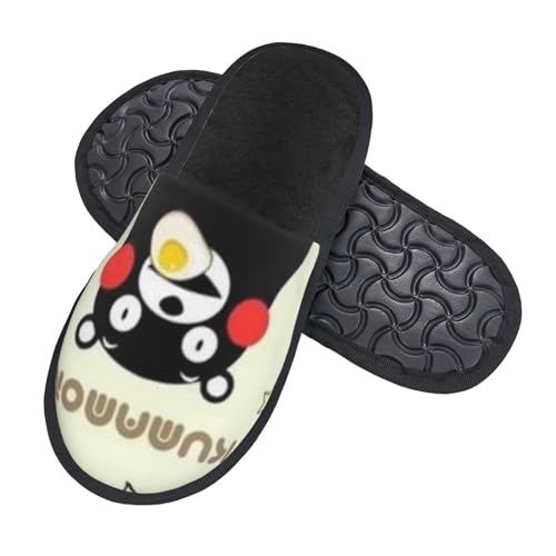 BAIYUAN Kumamon Slippers, Indoor, Men's, Stylish, Women's, Winter, Cute, For Guests, Washable, Toilet, Home, Work, Slippers, Unisex, Character Goods, Popular, Anime Gift