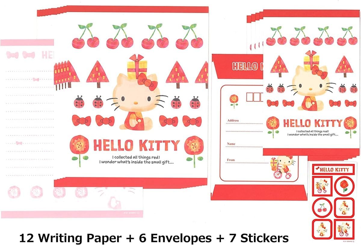 Sanrio Character Letter Set Yamano Shigyo (Hello Kitty Cute Life)