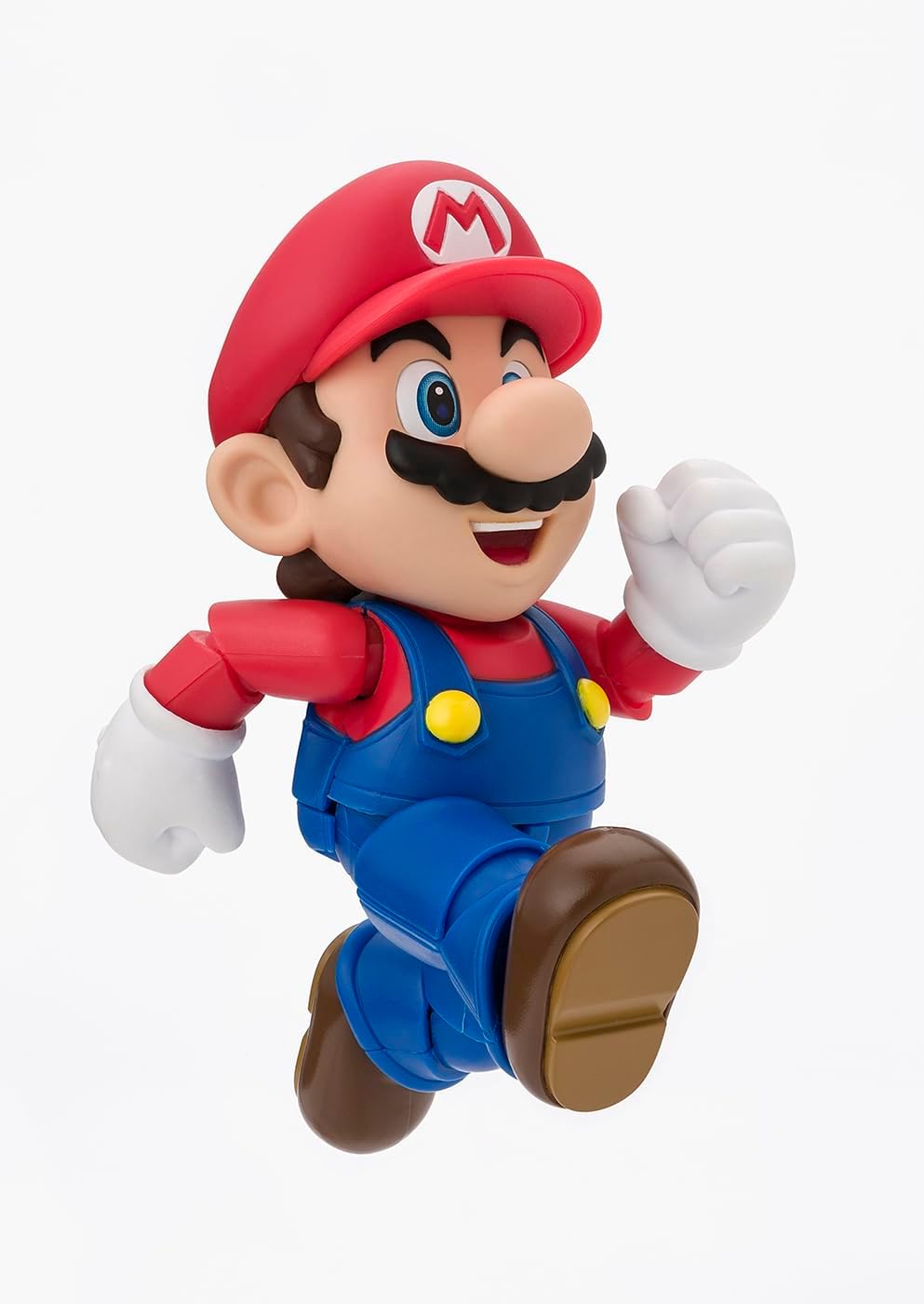 Tamashi Nations S.H. Figuarts Super Mario (SUPER MARIO), Approx. 3.9 inches (100 mm), ABS & PVC Pre-painted Action Figure