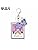 多個模様選択可 K-POP ガールズ！デーモン・ハンターズ風 グッズ キーホルダー アクリルキーホルダー かわいい コスプレ小物 携帯 鍵 自動車 かばん ペンダント アニメ周辺 非公式 [並行輸入品]