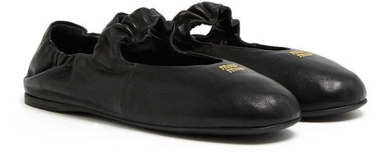 MIU MIU レザー製 バレエシューズ - Image 3