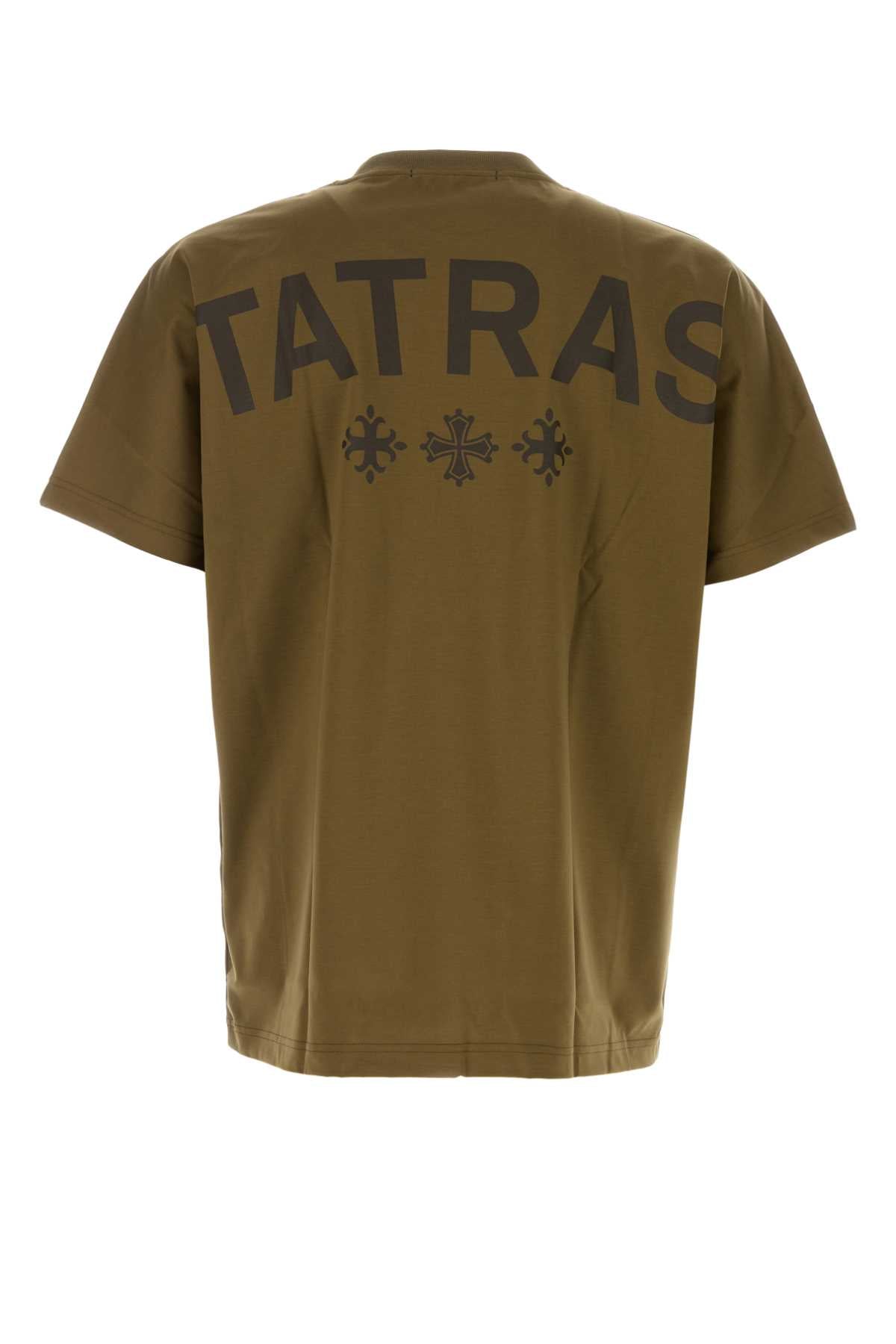 Tatras タトラスアーミーグリーンコットンTシャツ - Image 3