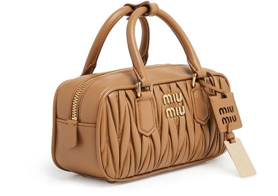 MIU MIU Arcadie キルティング ナッパレザー バッグ - Image 3
