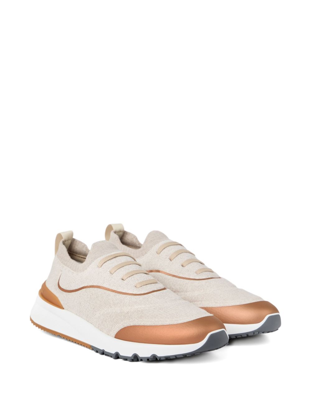 Brunello Brunello Cucinelliコットンスニーカー - Image 3