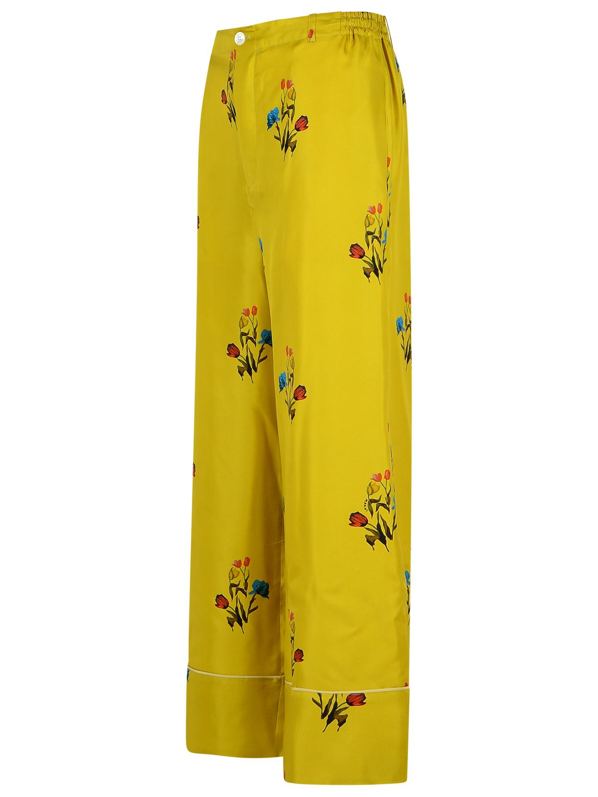 Marni マルニマスタードシルクパンツ - Image 3