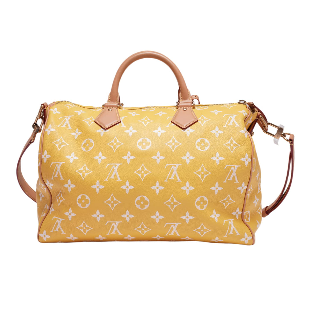LOUIS VUITTON 'JAUNE MAT' SPEEDY P9 BANDOULIERE 40