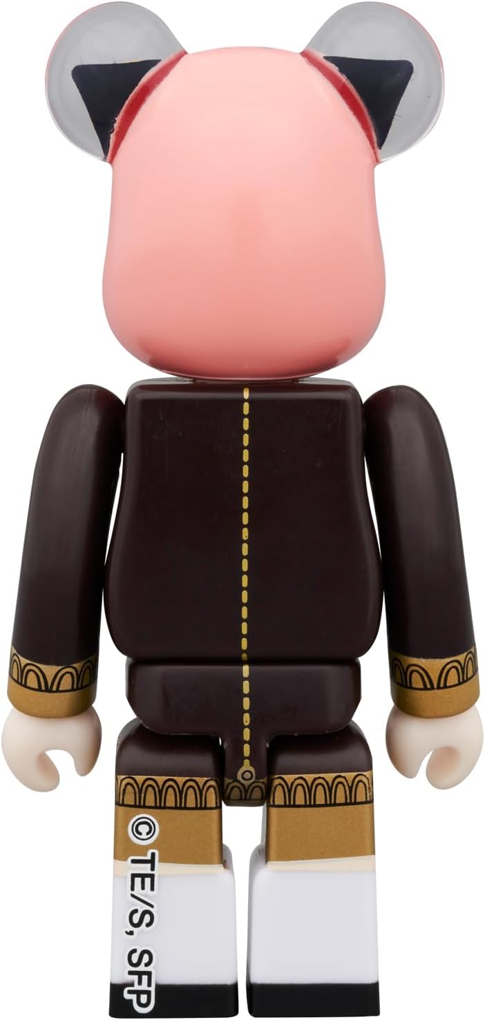 BE@RBRICK SPY x FAMILY Spy Family, 100% 2 PCS Set, Total Height: Approx. 2.8 inches (70 mm), Non-scale, Painted Finished Figure
