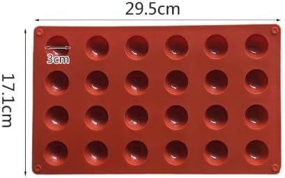 Chocolate Silicone Mold Sphere Silicone Mold Silicone Mould Silicone Dome Strey 24 Pcs Silicone Mold Baking Mold Cake Mold Ice Candle Pastry Tools