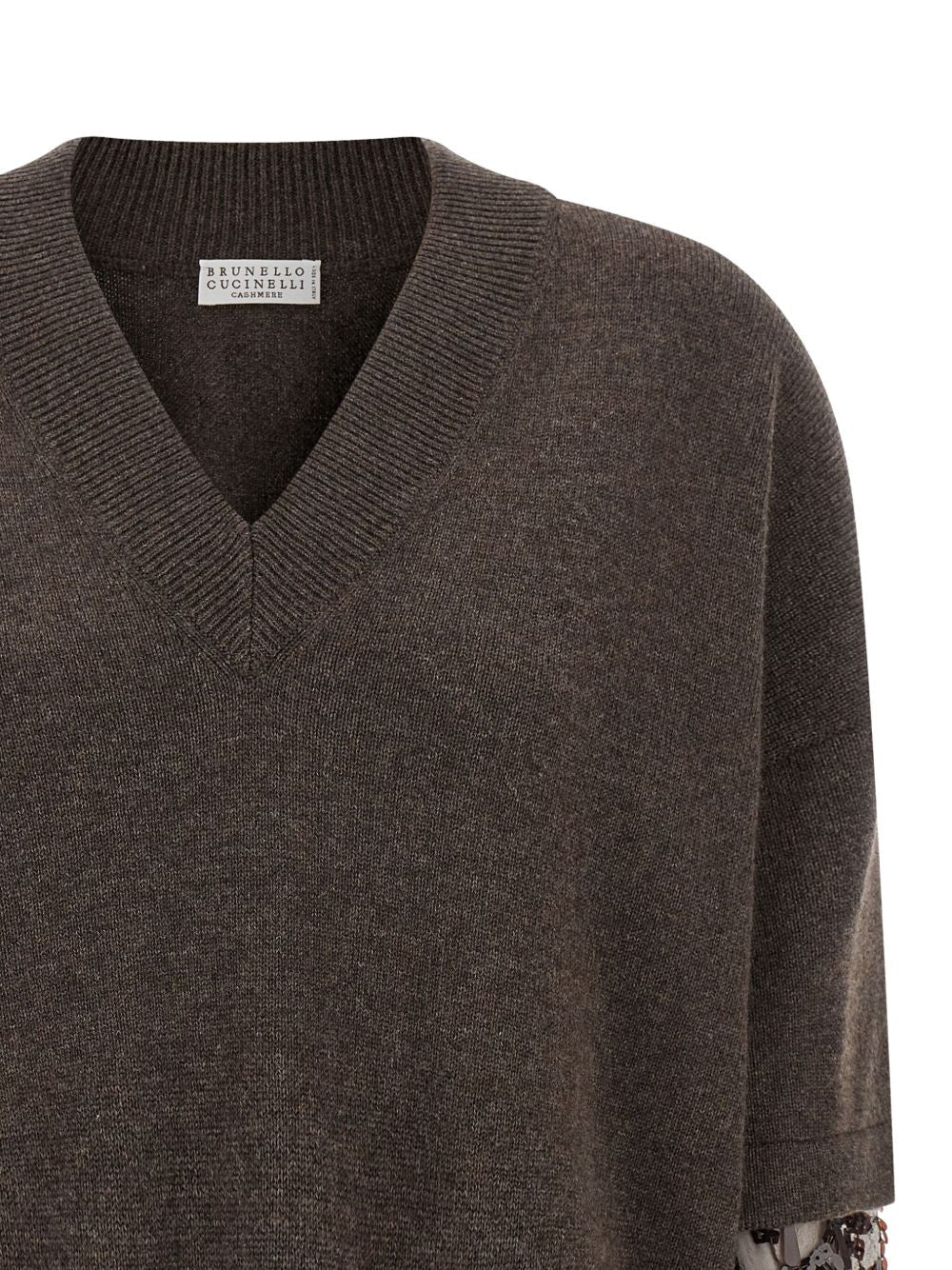 Brunello Cucinelli Cashmere V Necked Seater - Image 3