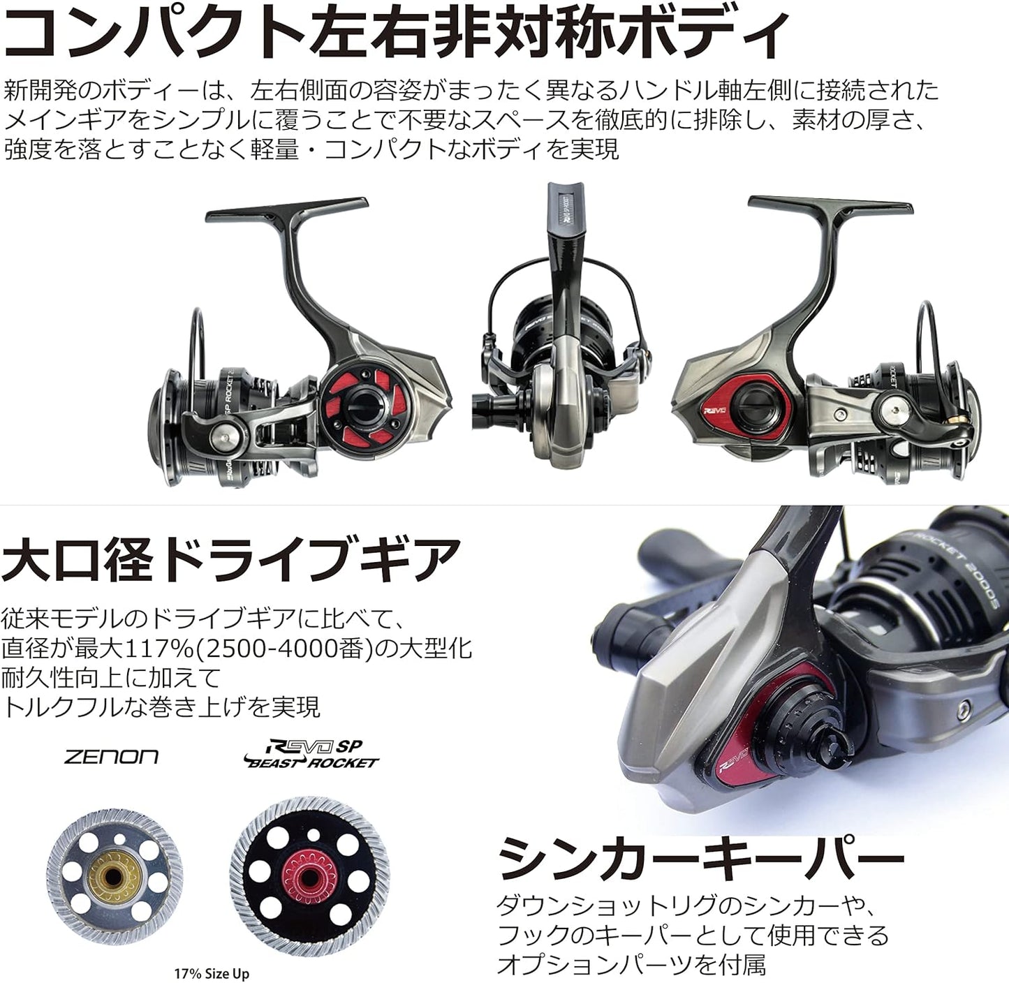 Abu Garcia REVO SP Rocket Spinning Reel Various