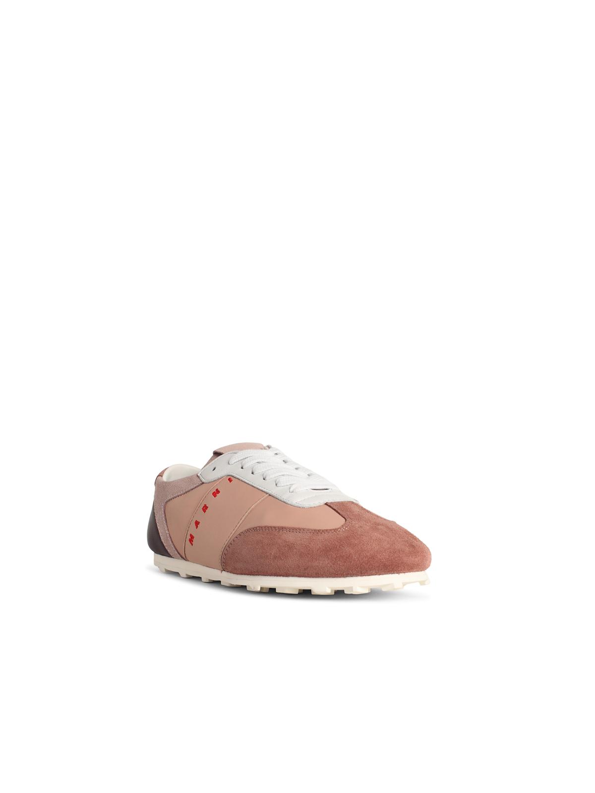 Marni Marni 'Softy Soccer' Pink Learスニーカー - Image 3