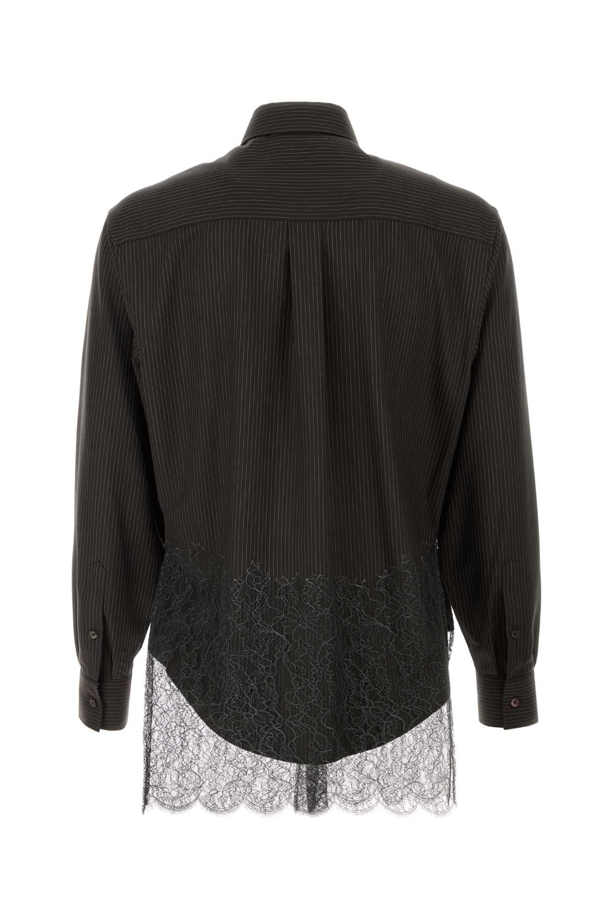 Fendi フェンディ エンブロイダリー ウール シャツ - Image 3