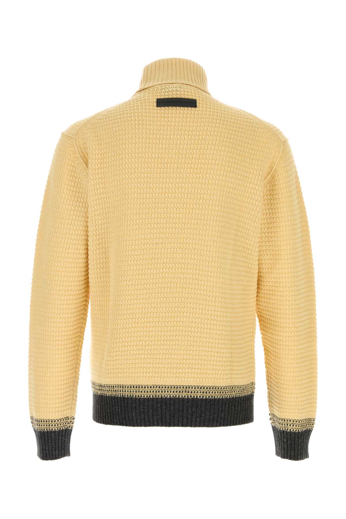 Zegna Zegna イエロー カシミア セーター - Image 3