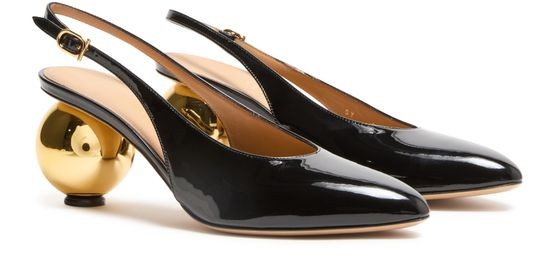 FERRAGAMO Spherical heel slingback pumps - Image 3