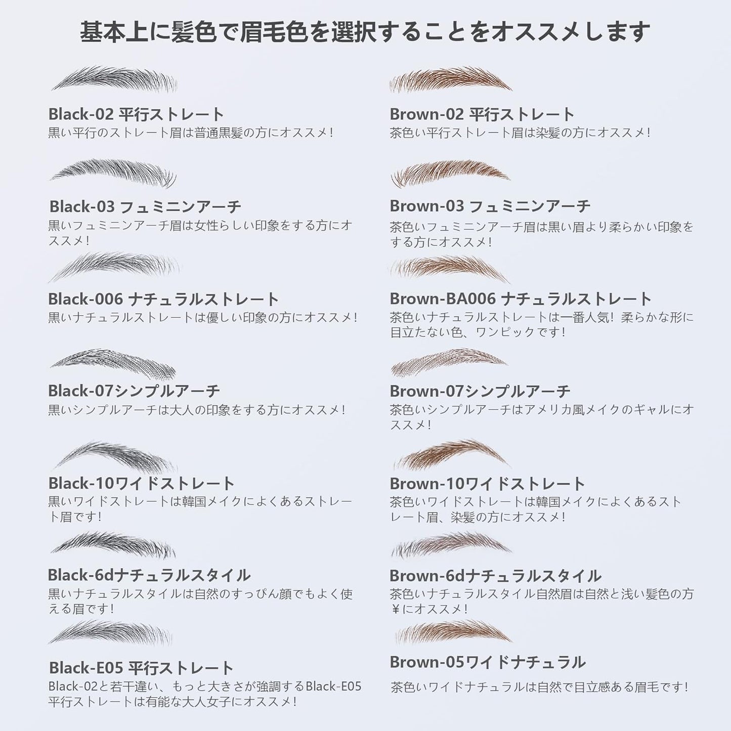 4d6d Temporary Eyebrow Tattoos, Eyebrow Stickers, Art Makeup, 40 Pairs, Natural, Non-Fading, Waterproof, Durable, Dark Eyebrows, Cosmetic Stickers