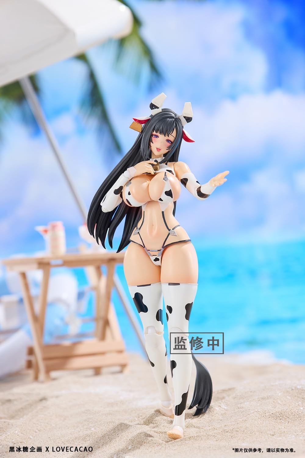 AC Black Crystal Candy Project Milky White Haku-chan 1/12 Action Figure