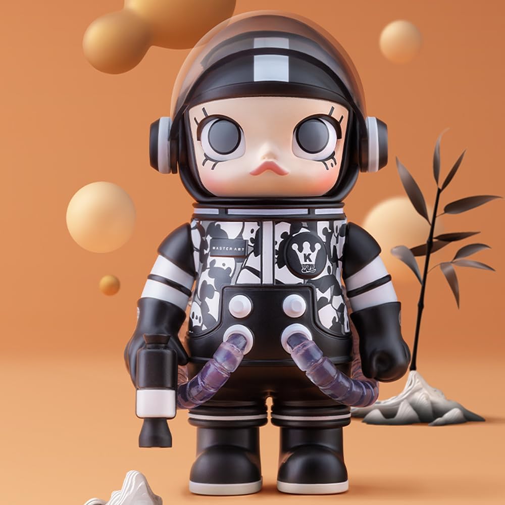 POPMART MEGA SPACE MOLLY 100% Series (Piece) Popmart Plush Toy Blind Box Figure, Plastic Model, Premium Toy, PVC, Soft Vinyl, Original Characters, Birthday Gift