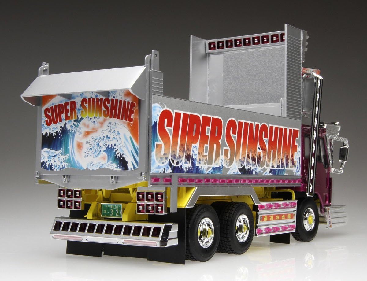 Aoshima Bunka Kyozai 1/32 Value Deco Tora Series No.9 Super Sunshine Deep Box Dump Plastic Model