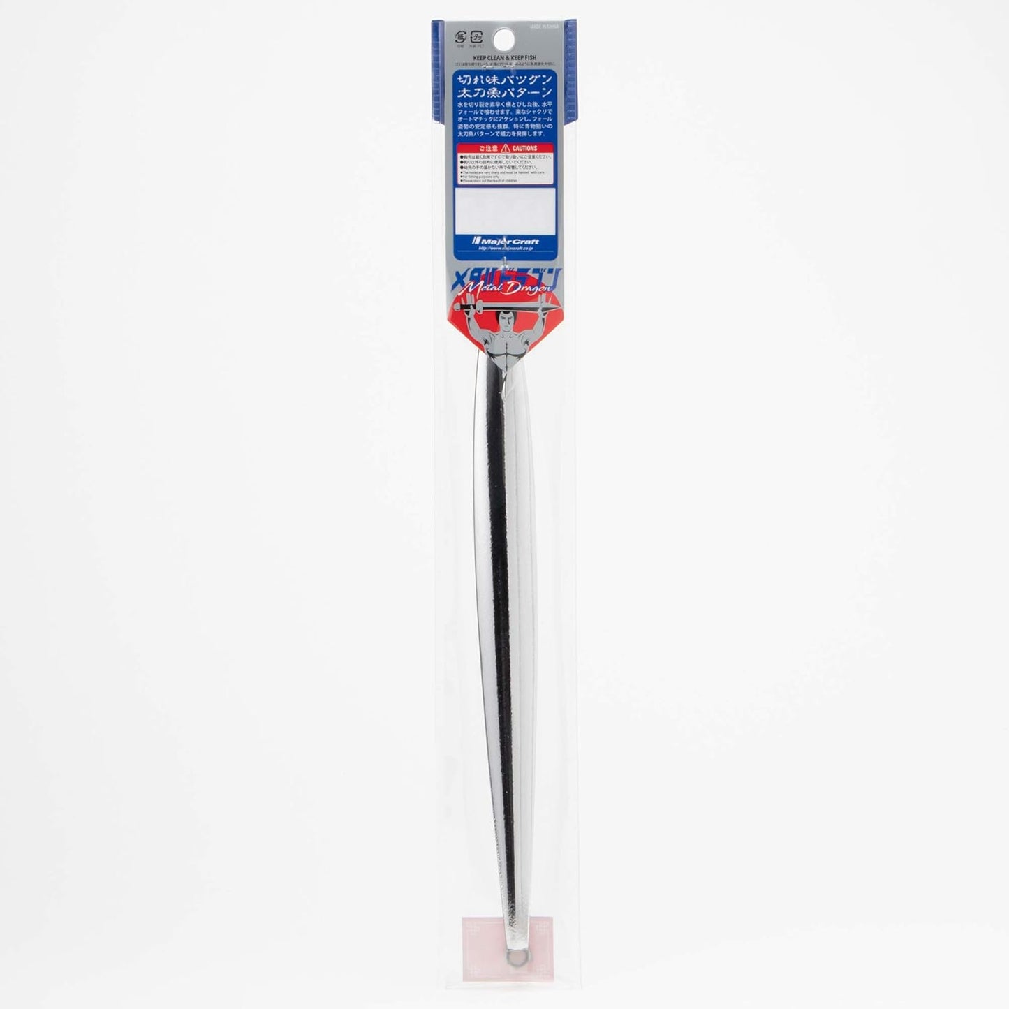 Major Craft Vertical Jig, Metal Dragon, Hairtail, Assorted