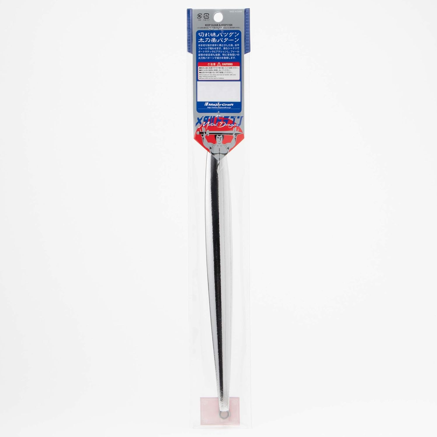 Major Craft Vertical Jig, Metal Dragon, Hairtail, Assorted