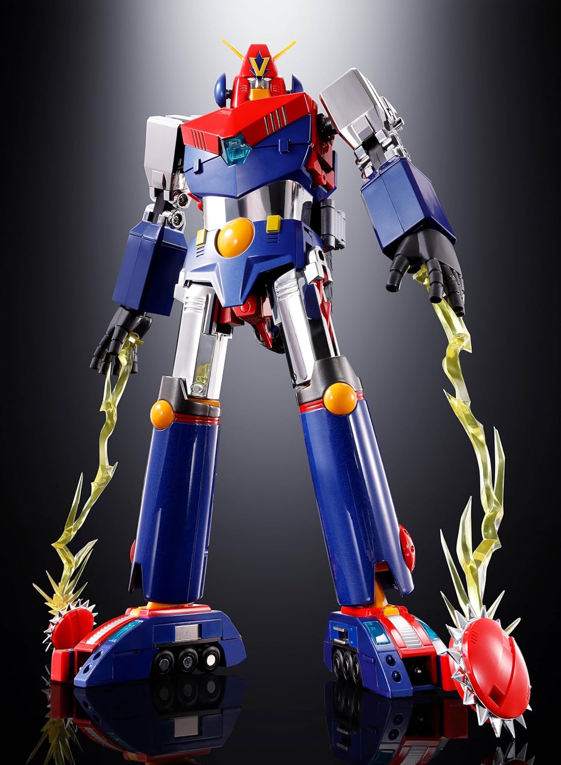 Soul of Chogokin Super Electromagnetic Robo Con Butler V GX-50SP Con Butler V CHOGOKIN 50th Version, Approx. 9.8 inches (250 mm), PVC & ABS & Die Cast Pre-painted Action Figure