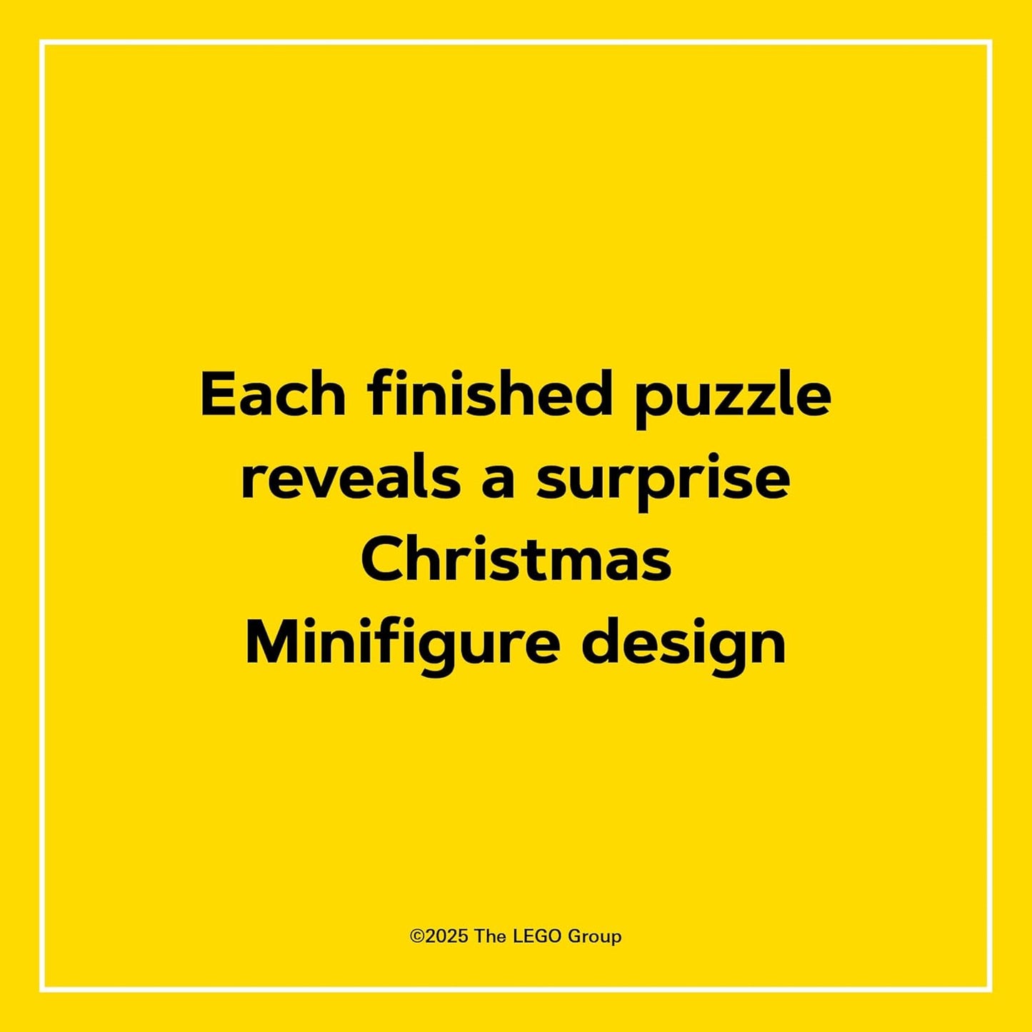 Lego Mystery Minifigure Mini Puzzle: 126-piece Puzzle Christmas Edition
