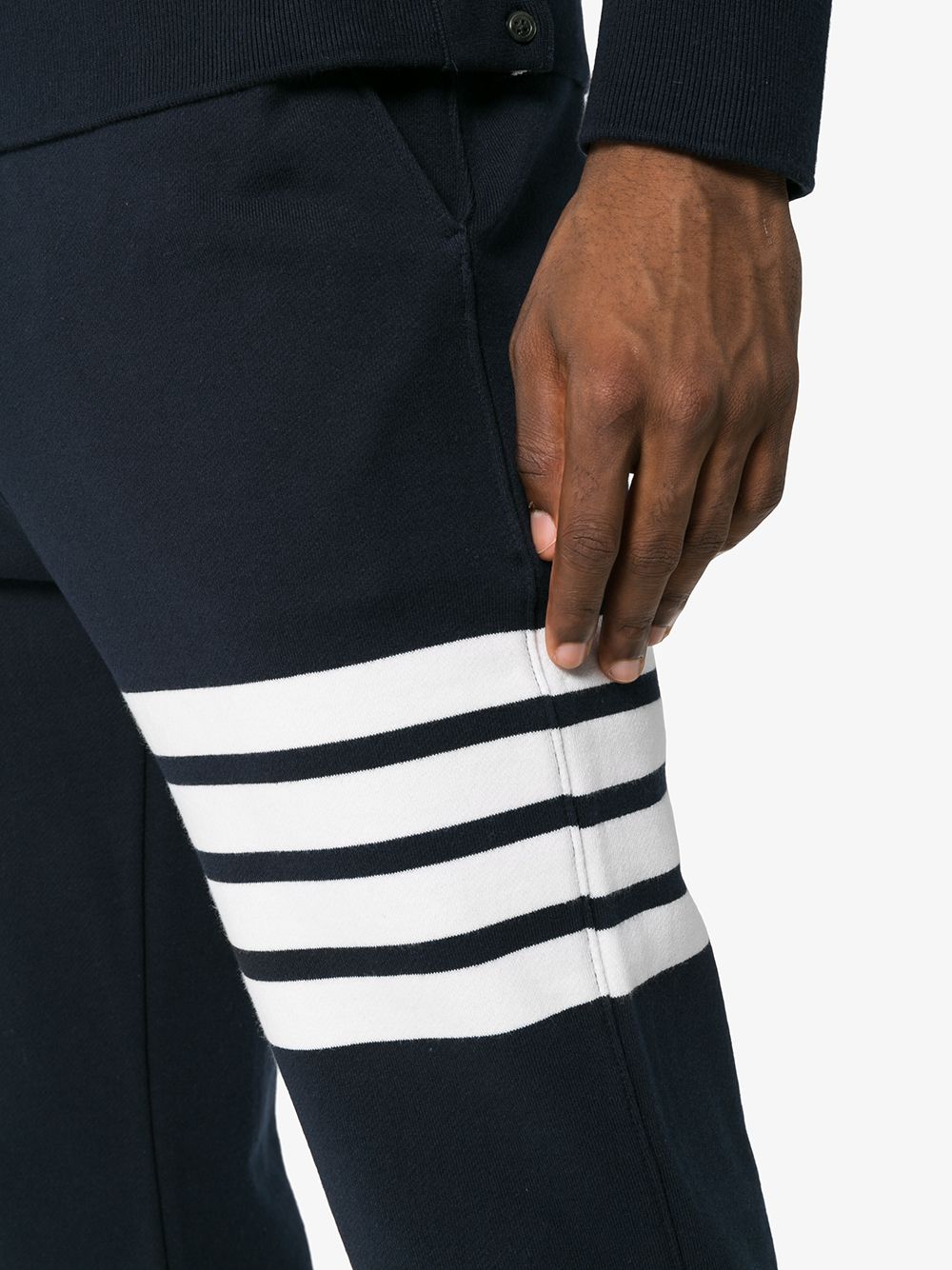 Thom Thom Browne 4 Bar Cotton Sweatpants - Image 3