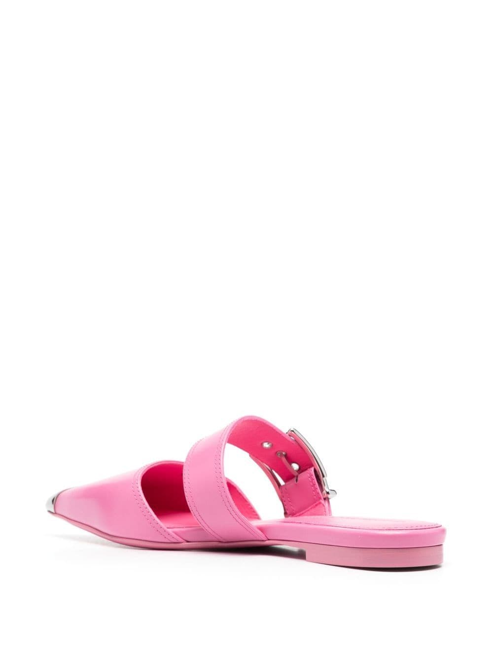 Alexander McQueen アレクサンダーMCクイーンは革のラバを屈みました - Image 3