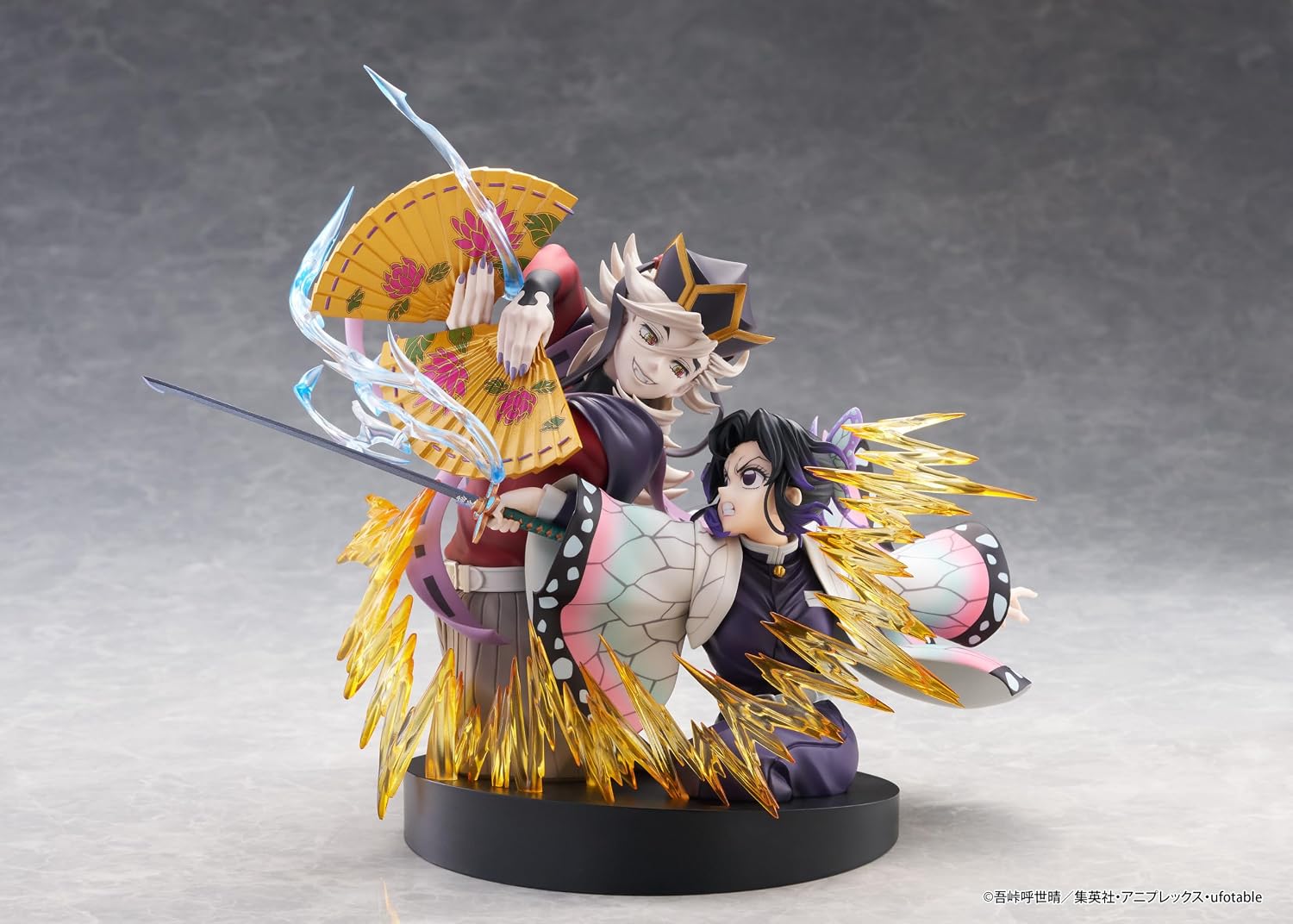 クレーネル (Claynel) 鬼滅の刃 胡蝶しのぶ&童磨 全高約180mm ノンスケール PVC/ABS製 塗装済み 完成品 フィギュア