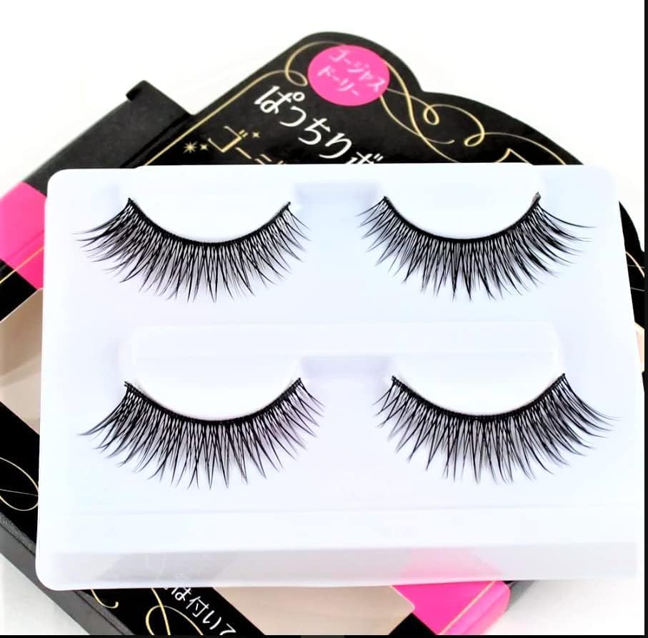 False Eyelashes, Chunky Volume, Gorgeous, Deca Eyelashes, Set of 2